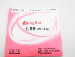  MINGRUI 70  1.56 SPH -0,50 CYL -1,75 - - "  ", .   