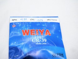  WEIYA 65/70  1.49 SPH +1,50 CYL +0,75 - - "  ", .   